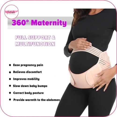 مشد دعم الظهر والبطن للحامل فري سايز