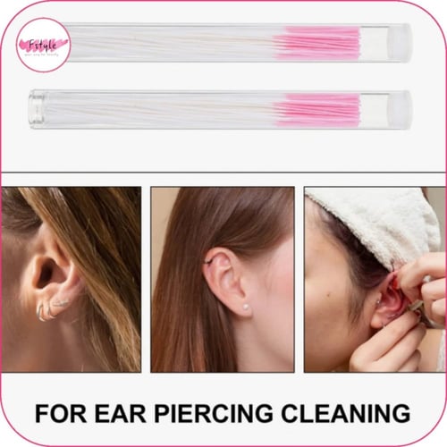 أعواد تنظيف أمنه ثقب الأذن 120 قطعة