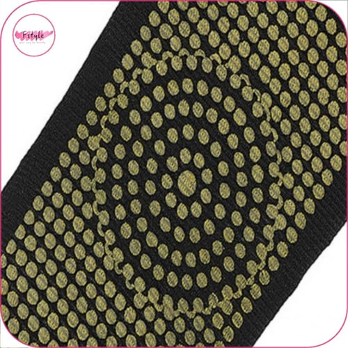 مشد دعم الركبة بتصميم البولكا قطعتين