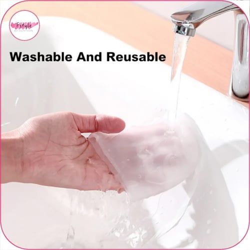 كعب السيليكون للحماية أبيض