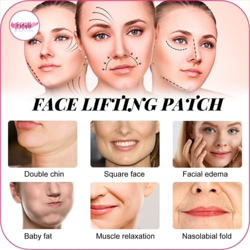 لصقات شد العين والوجه والرقبة مجموعة 40 قطعة