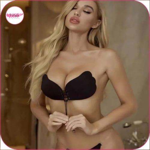 برا ذاتية اللصق برباط من الأمام