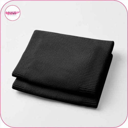 ربطة معصم رياضية اسود قطعتين