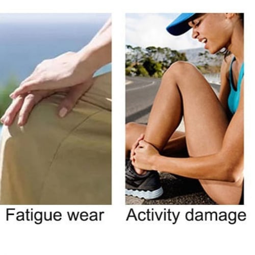 مشد دعم الركبة بحشوة اسفنجية طويل قطعة واحدة