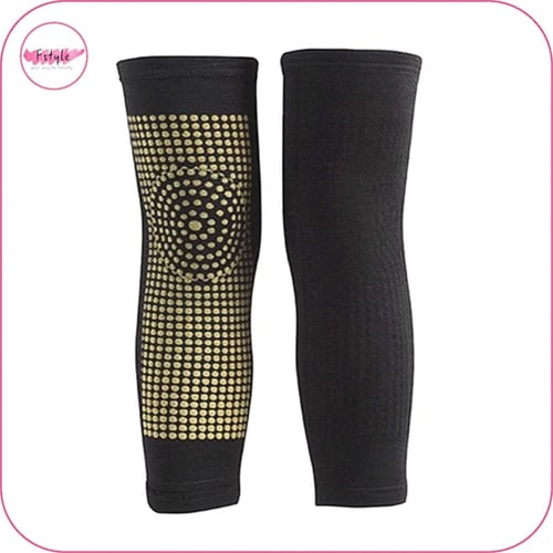 مشد دعم الركبة بتصميم البولكا قطعتين