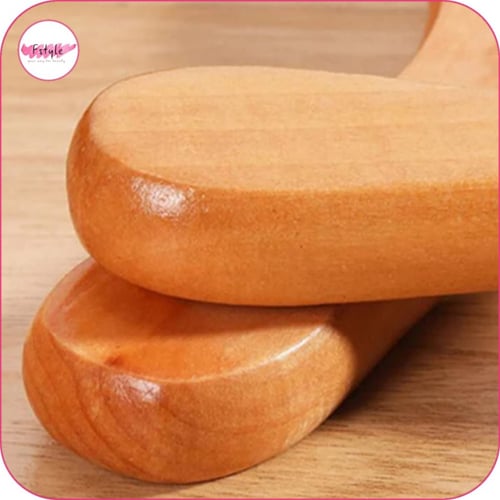 أداة التدليك من الخشب الطبيعي بحلقات قابلة للدوران...