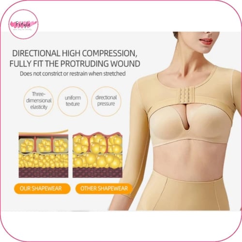 مشد بعد عمليات شفط دهون الذراعين