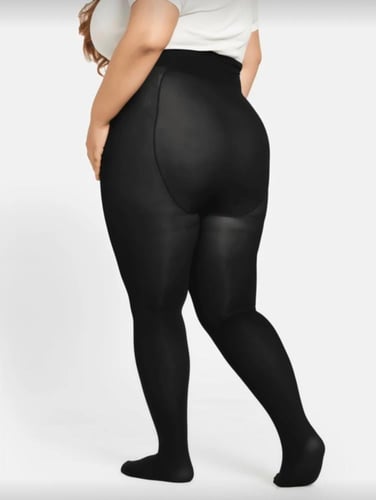 كيلون أسود سادة بنقش هندسي