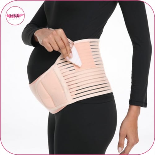 مشد دعم الظهر والبطن للحامل فري سايز