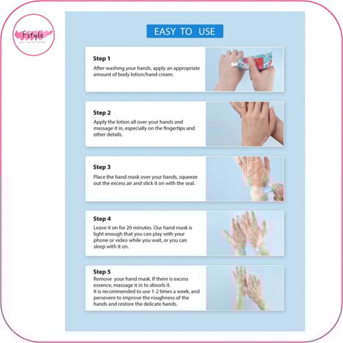 قفاز نايلون شفاف 100 حبة مع لاصق مجانا