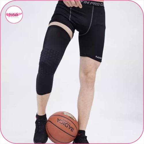 مشد دعم الركبة بحشوة اسفنجية طويل قطعة واحدة