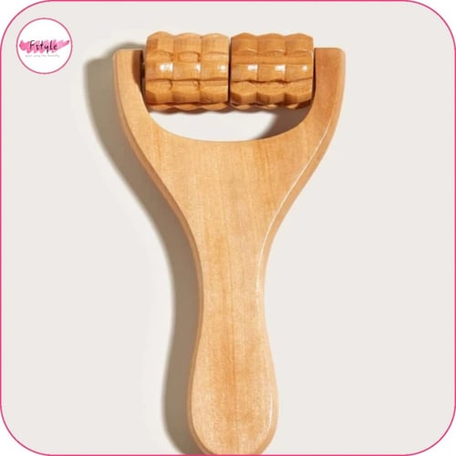 أداة التدليك من الخشب الطبيعي بحلقات قابلة للدوران...