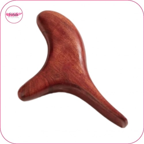 أداة التدليك من الخشب الطبيعي متعددة الاستخدامات