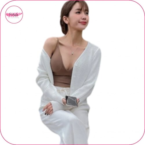 حمالة صدر بخط طويل بتصميم مضلع