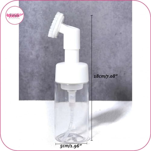 فرشاة بتصميم الزجاجة لتنظيف البشرة والمكياج