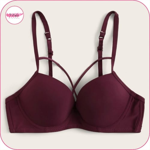 صدرية بوش اب بتصميم متقاطع اسود