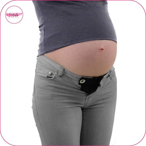 وصلة توسيع الملابس حول الخصر بمرونه عالية اللون أس...