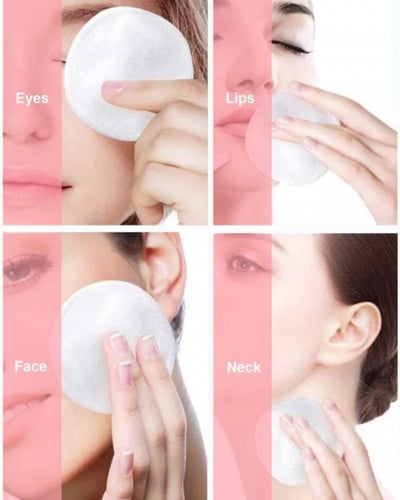 أسفنج لإزالة المكياج مجموعة من 6 قطع