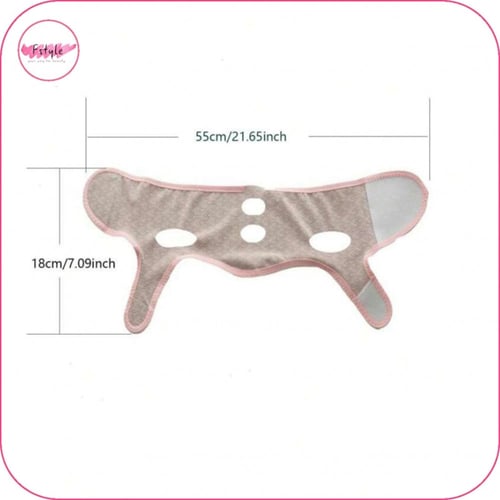 حزام الوجه وشد ترهل الذقن رمادي فاتح