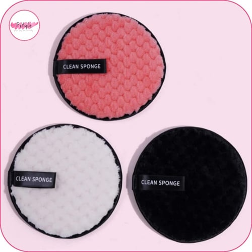أسفنج لإزالة المكياج مجموعة من 6 قطع