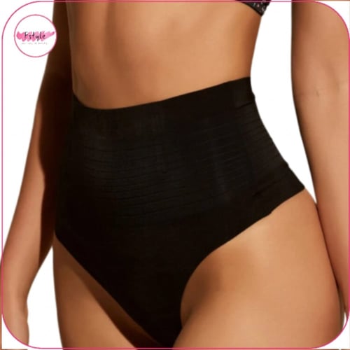 مشد اخفاء البطن ثونغ اسود