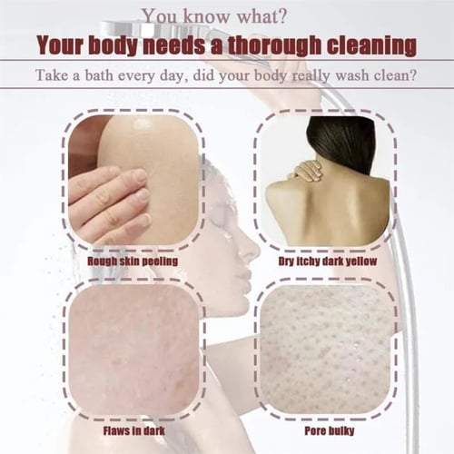 قفاز الاستحمام لتقشير الجلد الميت و تدليك الجسم قط...
