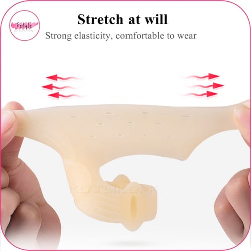 زوج من وسادات الجل المصححة لورم إبهام القدم