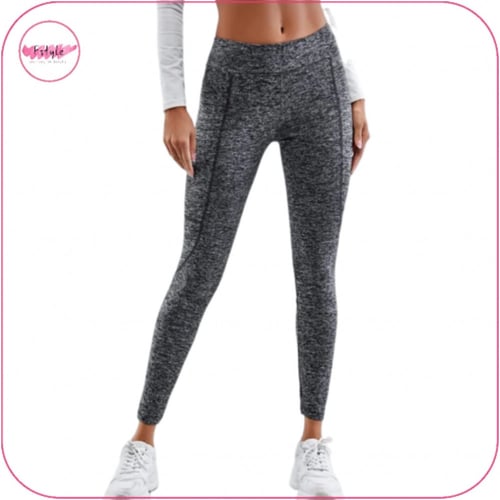 ليقنز رمادي بجيب من الجنب