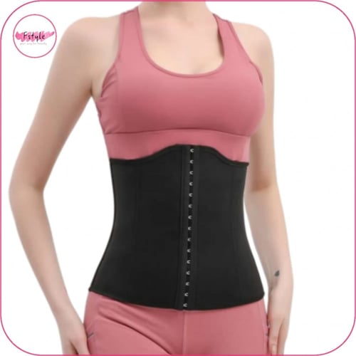 مشد خصر رياضي شبكي من الظهر