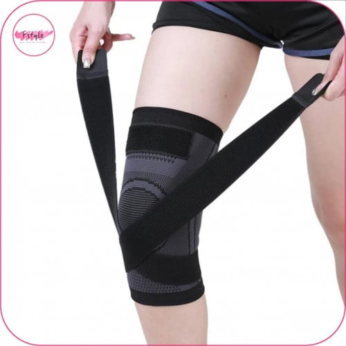 مشد دعم الركبة بتحكم مضاعف قطعة واحدة