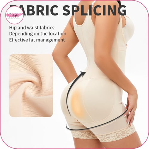 مشد فستايل الكامل بسحاب امامي