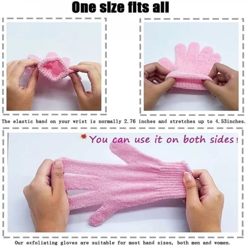 قفاز الاستحمام لتقشير الجلد الميت و تدليك الجسم قط...