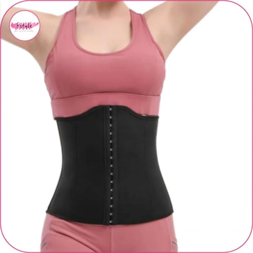 مشد خصر رياضي شبكي من الظهر