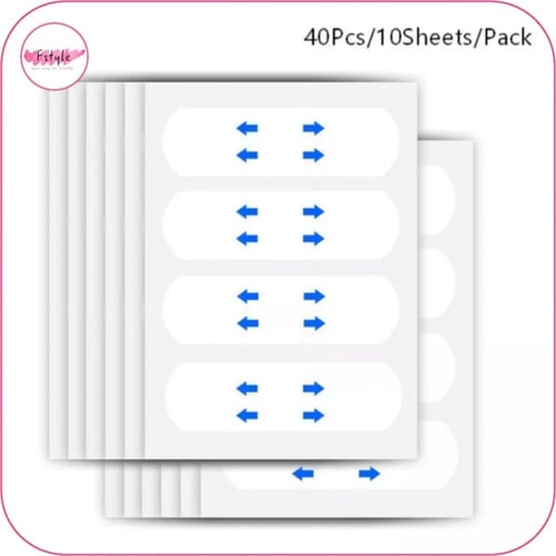 لصقات شد العين والوجه والرقبة مجموعة 40 قطعة