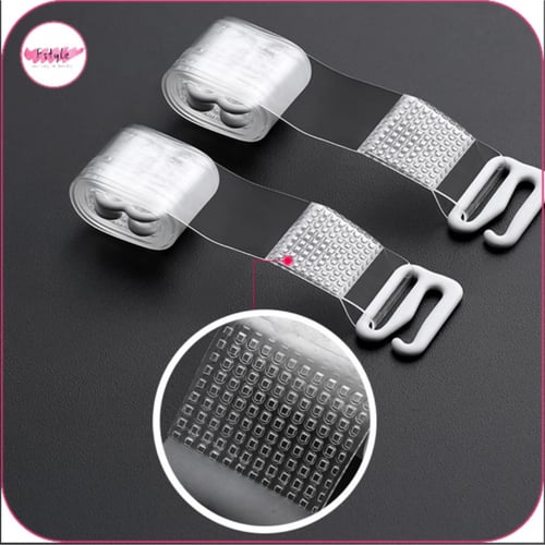 سيور حمالة صدر شفاف - 3 أزواج