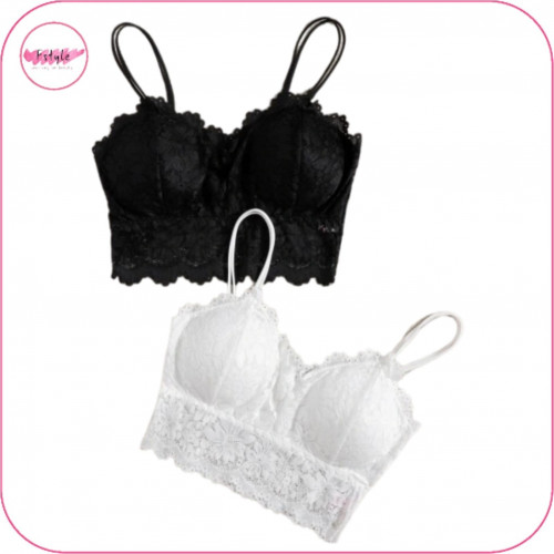 صدرية بتصميم دانتيل مزهر