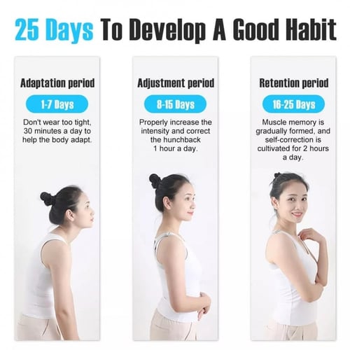 مشد لتصحيح ودعم الظهر مرن