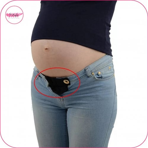 وصلة توسيع الملابس حول الخصر بمرونه عالية اللون أس...