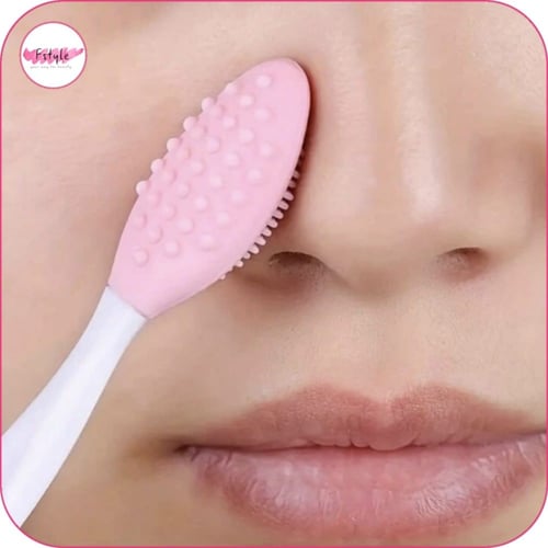 فرشاة من السيليكون لإزالة الرؤوس السوداء من الأنف...