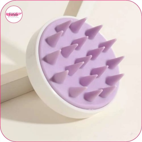 فرشاة تدليك من السيليكون لفروه شعر الرأس