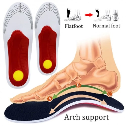 بطانة داخلية لتصحيح القدم فلات فوت قطعتين