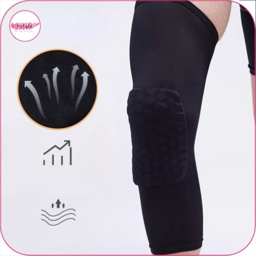 مشد دعم الركبة بحشوة اسفنجية طويل قطعة واحدة