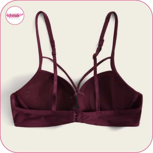 صدرية بوش اب بتصميم متقاطع اسود