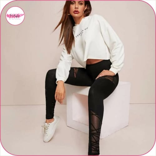 ليقنز بتصميم تداخل هندسي شبكي