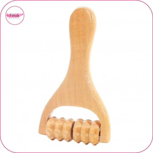 أداة التدليك من الخشب الطبيعي بحلقات قابلة للدوران...