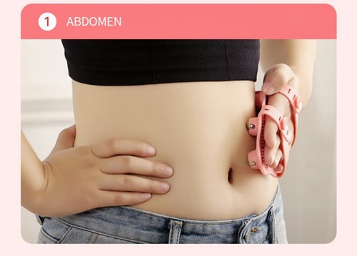 جهاز تدليك بـ 7 كرات معدنية قابلة للدوران اللون أخ...