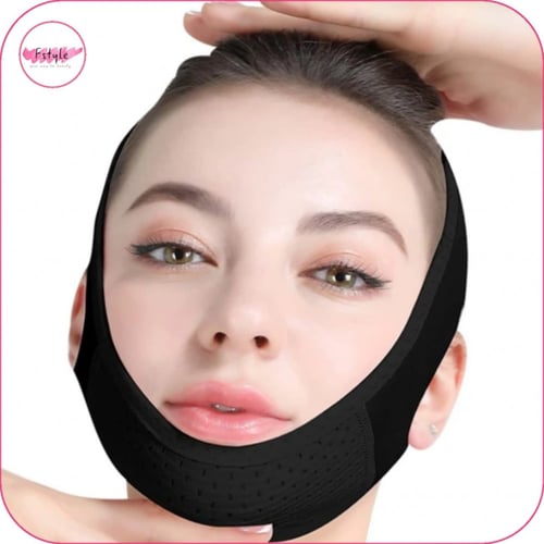 مشد تجميل الوجه وشد ترهل الذقن أسود