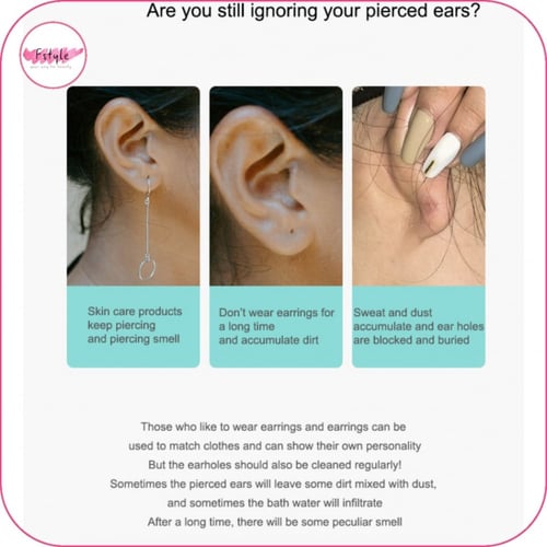 أعواد تنظيف أمنه ثقب الأذن 120 قطعة