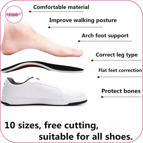 بطانة داخلية لتصحيح القدم فلات فوت قطعتين