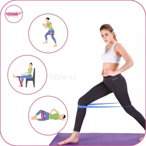 مجموعة أشرطة اللاتكس للياقة